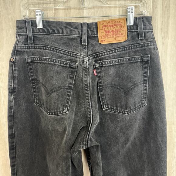 Vintage Levi's 550 Jeans Womens 12 (30x26.5) Made in USA 2001 Tapered Relaxed - Picture 15 of 16